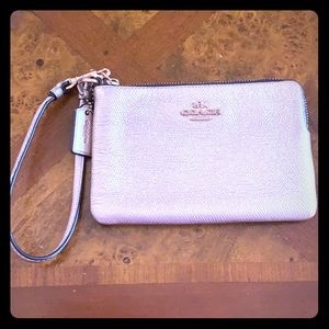 Coach Rose Gold Wristlet